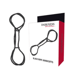 Comprar DARKNESS - ESPOSAS MANOS O TOBILLOS  CUERDA 100% ALGODON al mejor precio - Envíos Discretos