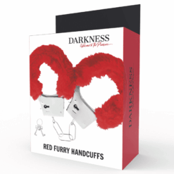 Comprar DARKNESS - ESPOSAS METAL FORRADAS ROJO al mejor precio - Envíos Discretos