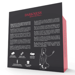 Comprar DARKNESS - ESPOSAS Y COLLAR DE CUERO NEGRO al mejor precio - Envíos Discretos