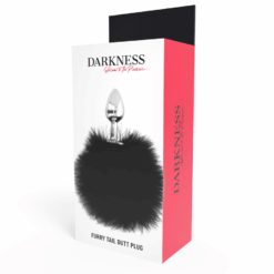 Comprar DARKNESS - EXTRA BUTTPLUG ANAL CON COLA NEGRO 7 CM al mejor precio - Envíos Discretos