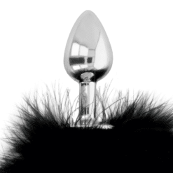 Comprar DARKNESS - EXTRA BUTTPLUG ANAL CON COLA NEGRO 7 CM al mejor precio - Envíos Discretos
