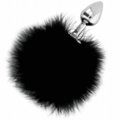Comprar DARKNESS - EXTRA BUTTPLUG ANAL CON COLA NEGRO 7 CM al mejor precio - Envíos Discretos