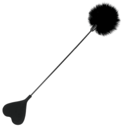 Comprar DARKNESS - FUSTA CON PLUMA LOVE NEGRO 40 CM al mejor precio - Envíos Discretos