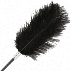 Comprar DARKNESS - FUSTA CON PLUMA LOVE NEGRO 56 CM al mejor precio - Envíos Discretos
