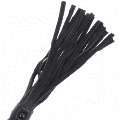 Comprar DARKNESS - LÁTIGO BONDAGE NEGRO CON MANGO DE PIEL al mejor precio - Envíos Discretos