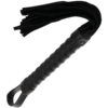 Comprar DARKNESS - LÁTIGO BONDAGE NEGRO CON MANGO DE PIEL al mejor precio - Envíos Discretos