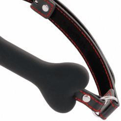 Comprar DARKNESS - MORDAZA SILICONA  HUESO NEGRO al mejor precio - Envíos Discretos