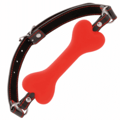 Comprar DARKNESS - MORDAZA SILICONA  HUESO ROJO al mejor precio - Envíos Discretos
