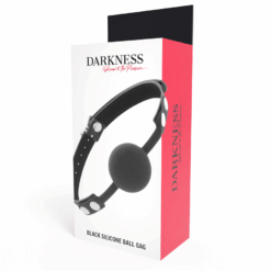 Comprar DARKNESS - MORDAZA SILICONA NEGRO al mejor precio - Envíos Discretos