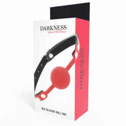 Comprar DARKNESS - MORDAZA  SILICONA ROJO al mejor precio - Envíos Discretos