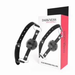 Comprar DARKNESS - MORDAZA TRANSPIRABLE NEGRO al mejor precio - Envíos Discretos