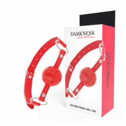 Comprar DARKNESS - MORDAZA TRANSPIRABLE ROJO al mejor precio - Envíos Discretos