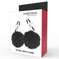Comprar DARKNESS - PINZAS PARA PEZONES CON POMPONES 1 al mejor precio - Envíos Discretos