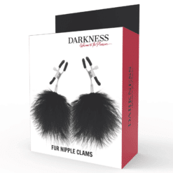 Comprar DARKNESS - PINZAS PARA PEZONES CON POMPONES 2 al mejor precio - Envíos Discretos