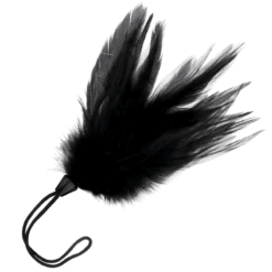 Comprar DARKNESS - PLUMA ESTIMULADORA NEGRO 17 CM al mejor precio - Envíos Discretos