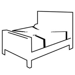 Comprar DARKNESS - SET DE ATADURAS PARA LA CAMA al mejor precio - Envíos Discretos