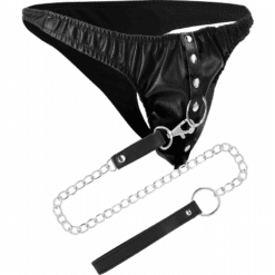 Comprar DARKNESS - TANGA DE SUMISIÓN CON CADENA METAL al mejor precio - Envíos Discretos