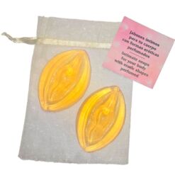 Comprar DIABLO PICANTE - 2 JABONES PERFUMADOS FORMA VAGINA AMARILLO al mejor precio - Envíos Discretos