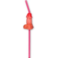 Comprar DIABLO PICANTE - BOLSA 5 PAJITAS PENE GRANDE NATURAL al mejor precio - Envíos Discretos