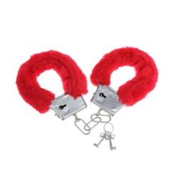Comprar DIABLO PICANTE - ESPOSAS METAL FORRADAS ROJO al mejor precio - Envíos Discretos
