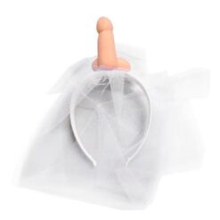 Comprar DIABLO PICANTE - VELO DE NOVIA BLANCO CON PENE al mejor precio - Envíos Discretos