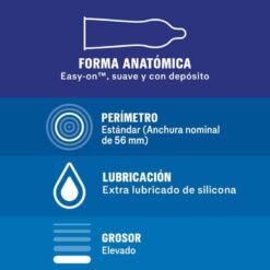 Comprar DUREX - EXTRA SEGURO 12 UNIDADES al mejor precio - Envíos Discretos