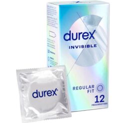 Comprar DUREX - INVISIBLE EXTRA FINO 12 UNIDADES al mejor precio - Envíos Discretos