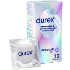 Comprar DUREX - INVISIBLE EXTRA LUBRICADO 12 UNIDADES al mejor precio - Envíos Discretos