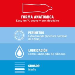 Comprar DUREX - PRESERVATIVOS SENSITIVO XL 10 UNIDADES al mejor precio - Envíos Discretos