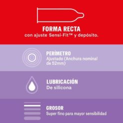 Comprar DUREX - SENSITIVO CONTACTO TOTAL 12 UNIDADES al mejor precio - Envíos Discretos