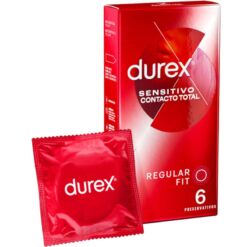 Comprar DUREX - SENSITIVO CONTACTO TOTAL 6 UNIDADES al mejor precio - Envíos Discretos