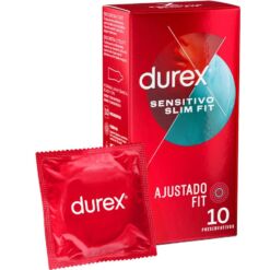 Comprar DUREX - SENSITIVO SLIM FIT 10 UNIDADES al mejor precio - Envíos Discretos