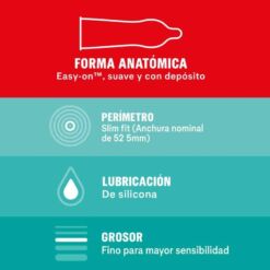 Comprar DUREX - SENSITIVO SLIM FIT 10 UNIDADES al mejor precio - Envíos Discretos