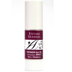 Comprar EXTASE SENSUAL - ACEITE MASAJE EFECTO CALOR CON FEROMONAS MORA 30 ML al mejor precio - Envíos Discretos