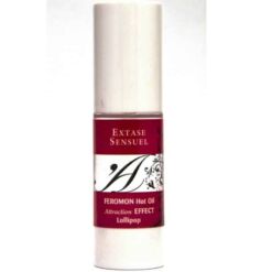 Comprar EXTASE SENSUAL - ACEITE MASAJE EFECTO CALOR CON FEROMONAS PIRULETA 30 ML al mejor precio - Envíos Discretos
