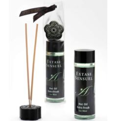 Comprar EXTASE SENSUAL - ACEITE MASAJE EFECTO EXTRA FRESH HIELO 100 ML al mejor precio - Envíos Discretos