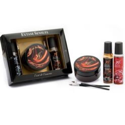 Comprar EXTASE SENSUAL - KIT COFRE CHOCOLATE AFRODISIACO al mejor precio - Envíos Discretos