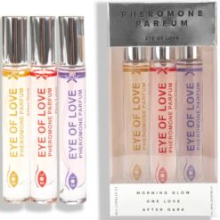 Comprar EYE OF LOVE - EOL PHR PERFUME 10 ML SET/3 - MORNING GLOW, ONE LOVE, AFTER DARK al mejor precio - Envíos Discretos