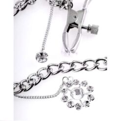 Comprar FETISH FANTASY SERIES - PINZAS CON CADENA PARA PEZONES TRÉBOL al mejor precio - Envíos Discretos