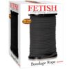 Comprar FETISH FANTASY SERIES - SERIES BONDAGE CUERDA SEDA NEGRO 60.96 METROS al mejor precio - Envíos Discretos