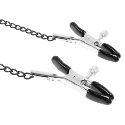Comprar FETISH SUBMISSIVE - ANILLA MORDAZA CON PINZAS PARA PEZONES al mejor precio - Envíos Discretos