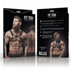 Comprar FETISH SUBMISSIVE ATTITUDE - ARNÉS BULLDOG AJUSTABLE ECOPIEL PECHO HOMBRE al mejor precio - Envíos Discretos