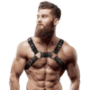 Comprar FETISH SUBMISSIVE ATTITUDE - ARNÉS BULLDOG AJUSTABLE ECOPIEL PECHO HOMBRE al mejor precio - Envíos Discretos