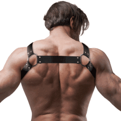 Comprar FETISH SUBMISSIVE ATTITUDE - ARNÉS BULLDOG AJUSTABLE NEOPRENO PECHO CRUZADO CON CREMALLERAS HOMBRE al mejor precio - Envíos Discretos