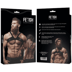 Comprar FETISH SUBMISSIVE ATTITUDE - ARNÉS ECOPIEL BRIGADE PECHO HOMBRE al mejor precio - Envíos Discretos
