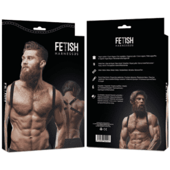 Comprar FETISH SUBMISSIVE ATTITUDE - ARNÉS ECOPIEL ESPALDA HOMBRE al mejor precio - Envíos Discretos