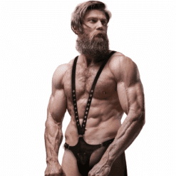 Comprar FETISH SUBMISSIVE ATTITUDE - ARNÉS ECOPIEL FORMA DE V HOMBRE al mejor precio - Envíos Discretos