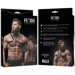 Comprar FETISH SUBMISSIVE - ATTITUDE ARNÉS ECOPIEL HOMBRO CRUZADO HOMBRE al mejor precio - Envíos Discretos