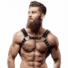 Comprar FETISH SUBMISSIVE ATTITUDE - ARNÉS ECOPIEL PECHO CON TACHUELAS HOMBRE al mejor precio - Envíos Discretos
