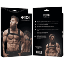 Comprar FETISH SUBMISSIVE ATTITUDE - ARNÉS NEOPRENO PECHO HOMBRE TALLA L al mejor precio - Envíos Discretos